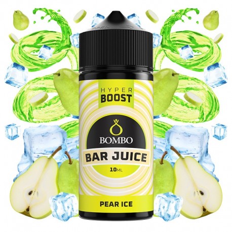 PEAR ICE 10ML/120 (LONGFILL) - BOMBO BAR JUICE HYPER BOOST