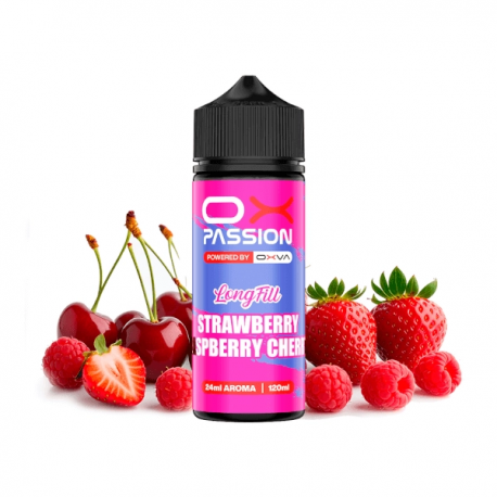 OXVA OX PASSION STRAWBERRY RASPBERRY CHERRY LONGFILL 24ML