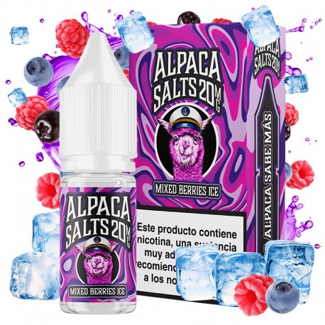 MIXED BERRIES ICE 10ML 20MG - ALPACA SALTS