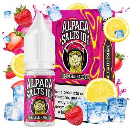 PINK LEMONADE ICE 10ML 10MG - ALPACA SALTS