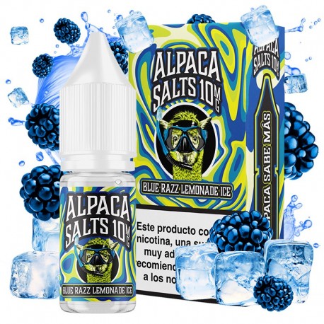 BLUE RAZZ LEMONADE ICE 10ML 10MG - ALPACA SALTS