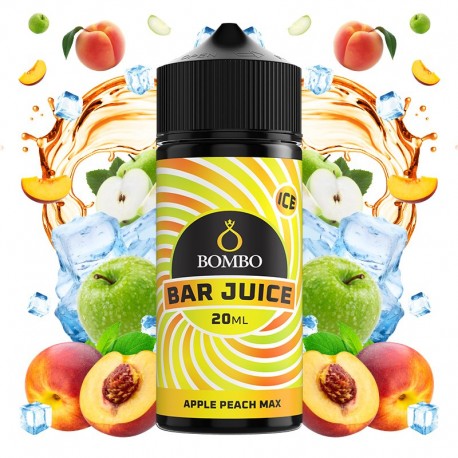 APPLE PEACH MAX 20ML/120 (LONGFILL) - BOMBO BAR JUICE