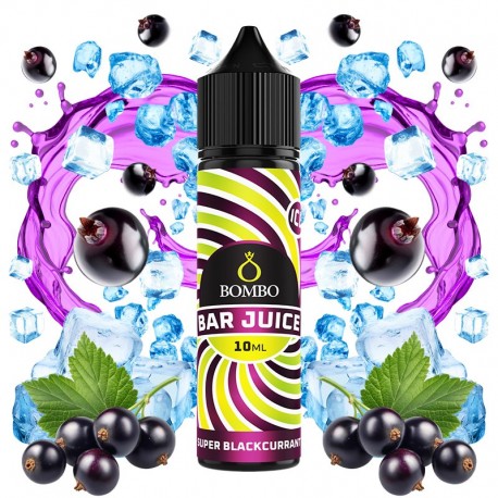 SUPER BLACKCURRANT 10ML/60 (LONGFILL) - BOMBO BAR JUICE