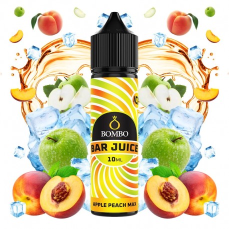 APPLE PEACH MAX 10ML/60 (LONGFILL) - BOMBO BAR JUICE