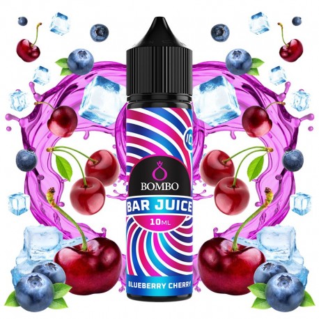 BLUEBERRY CHERRY 10ML/60 (LONGFILL) - BOMBO BAR JUICE