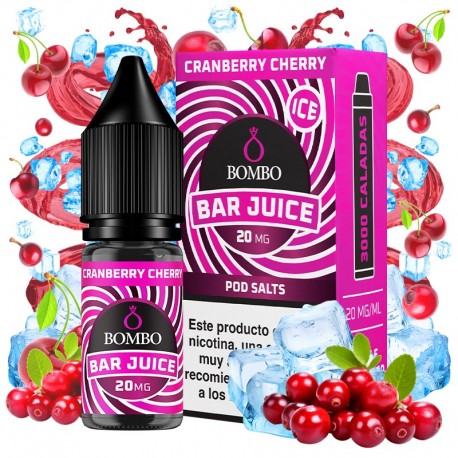 CRANBERRY CHERRY 10ML 20MG - BOMBO BAR JUICE