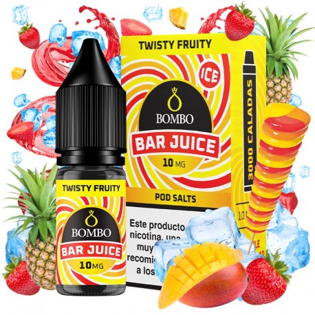 TWISTY FRUITY 10ML 10MG - BOMBO BAR JUICE