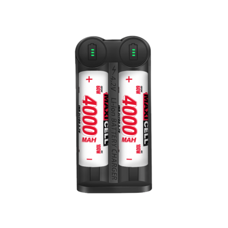 MX2 - CARGADOR RÁPIDO PARA 2 BATERÍA - MAXICELL
