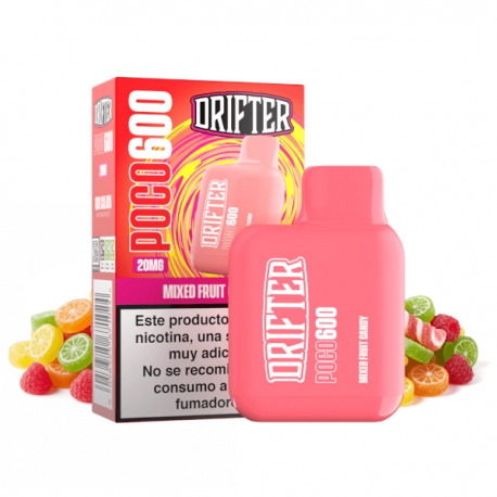 DRIFTER DISPOSABLE POCO 600 MIXED FRUIT CANDY 20MG 2ML
