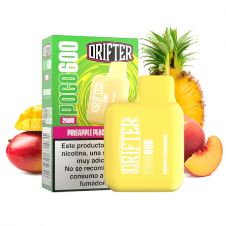 DRIFTER DISPOSABLE POCO 600 PINEAPPLE PEACH MANGO 20MG 2ML