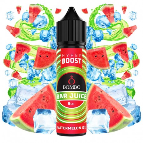 WATERMELON ICE 5ML/60 (LONGFILL) - BOMBO BAR JUICE HYPER BOOST