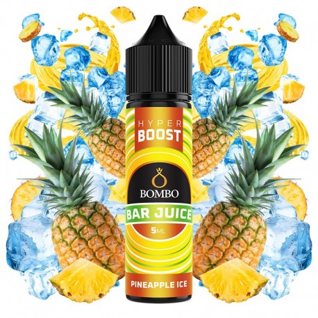 PINAPPLE ICE 5ML/60 (LONGFILL) - BOMBO BAR JUICE HYPER BOOST
