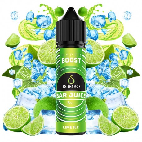 LIME ICE 5ML/60 (LONGFILL) - BOMBO BAR JUICE HYPER BOOST