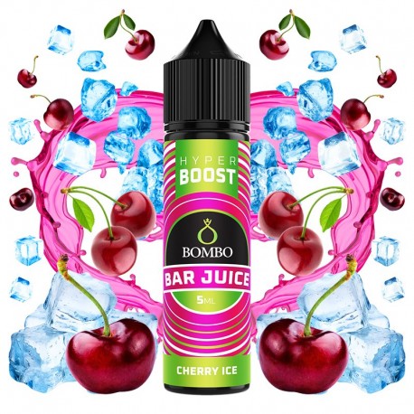 CHERRY ICE 5ML/60 (LONGFILL) - BOMBO BAR JUICE HYPER BOOST