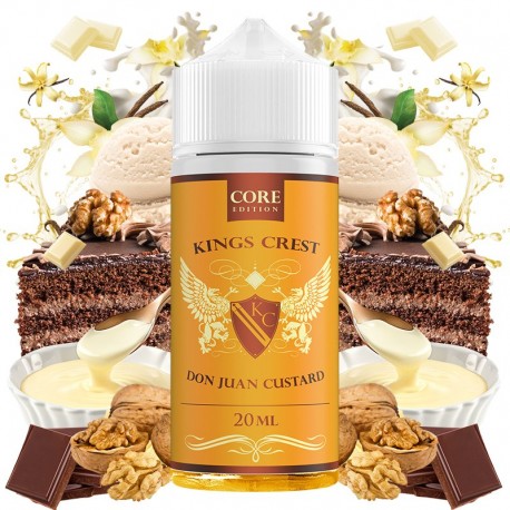 DON JUAN CUSTARD 20ML/120 LONGFILL - KINGS CREST CORE EDITION