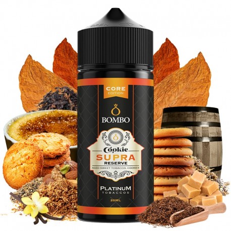 COOKIE SUPRA RESERVE 20ML/120 LONGFILL PLATINUM TABACOS BY BOMBO CORE EDITION