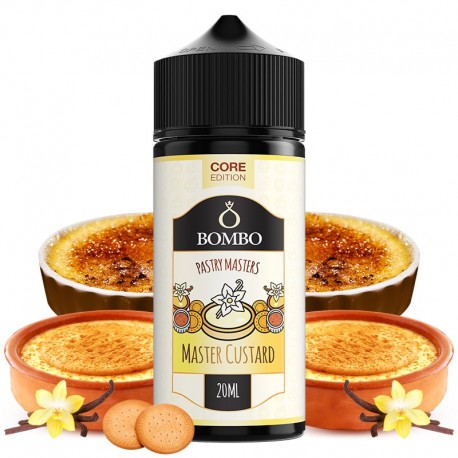 MASTER CUSTARD 20ML/120 LONGFILL - PASTRY MASTERS BY BOMBO CORE EDITION