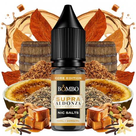 SUPRA ALDONZA RESERVE 10MG 10ML - PLATINUM TABACCOS NIC SALTS BY BOMO CORE EDITION