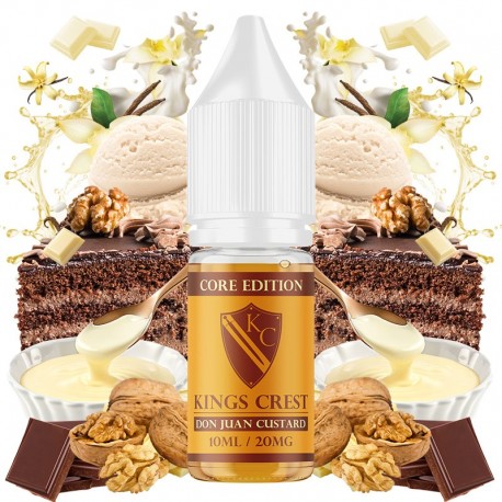 DON JUAN CUSTARD 20MG 10ML - KINGS CREST CORE EDITION SALTS