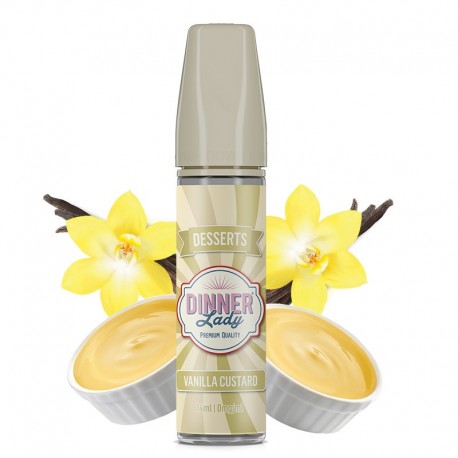 VANILLA CUSTARD 14ML/60 LONGFILL - DINNER LADY DESSERT