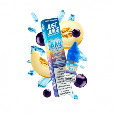 BELOW ZERO FROZEN BLACKCURRANT MELON SALTS 20MG 10ML JUST JUICE