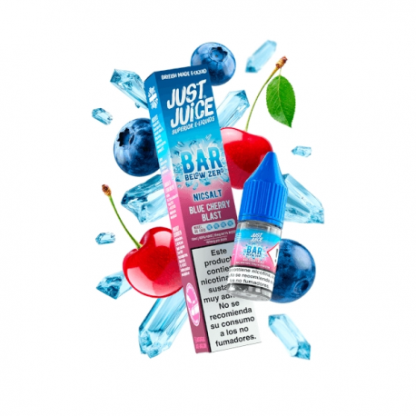 BELOW ZERO BLUE CHERRY BLAST SALTS 10MG 10ML JUST JUICE