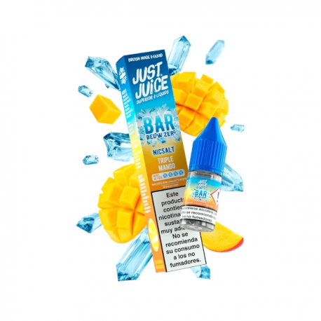 BELOW ZERO TRIPLE MANGO SALTS 10MG 10ML JUST JUICE