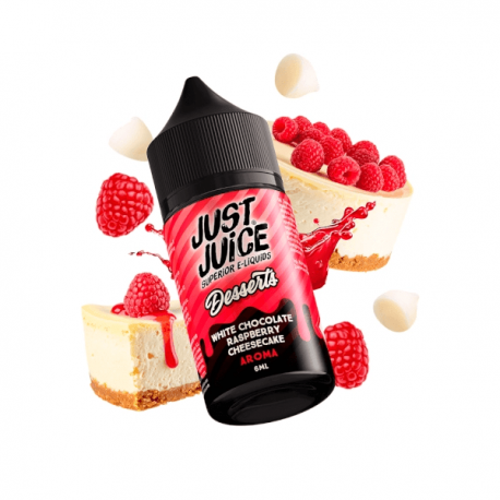 DESSERTS WHITE CHOCOLASTE RASPBERRY CHESSECAKE 6ML/30 LONGFILL JUST JUICE