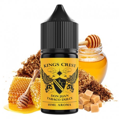 DON JUAN TABACO DULCE 10ML/30 LONGFILL - KINGS CREST