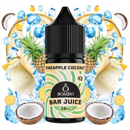PINEAPPLE COCONUT ICE 10ML/30 LONGFILL - BOMBO BAR JUICE