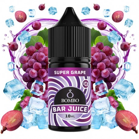 SUPER GRAPE ICE 10ML/30 LONGFILL - BOMBO BAR JUICE