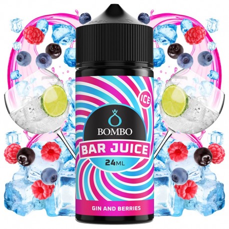 GIN AND BERRIES ICE 24ML (LONGFILL) - BOMBO BAR JUICE