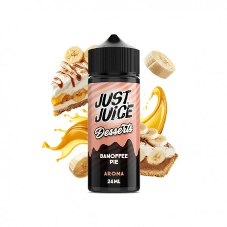 BANOFFEE PIE 24ML/120 LONGFILL JUST JUICE DESSERTS