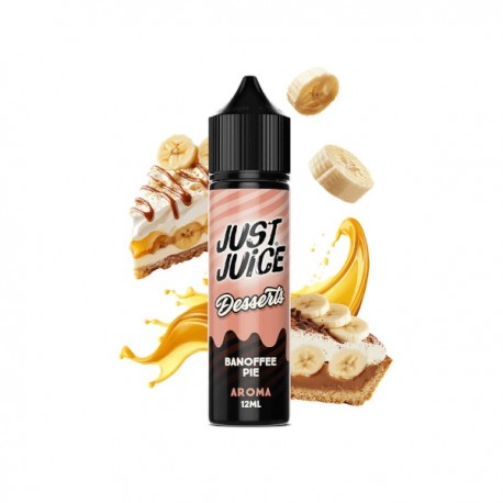 BANOFFEE PIE 12ML/60 LONGFILL JUST JUICE DESSERTS
