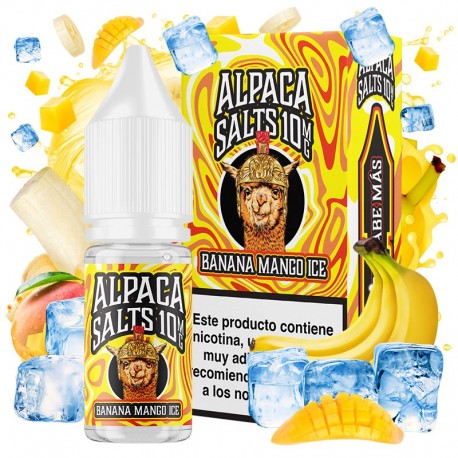 BANANA MANGO ICE 10ML 10MG - ALPACA SALTS