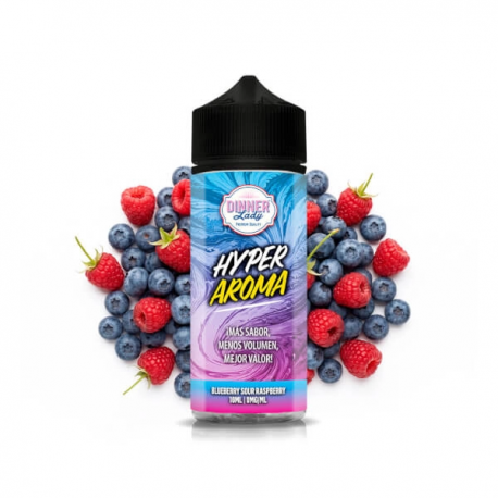 DINNER LADY HYPER BLUEBERRY SOUR RASPBERRY LONGFILL 10ML/120ML