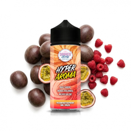 DINNER LADY HYPER PASSIONFRUIT RASPBERRY LONGFILL 10ML/120ML