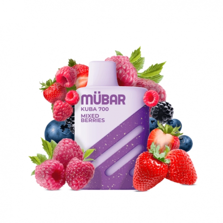MUBAR KUBA 700 20MG MIXED BERRIES