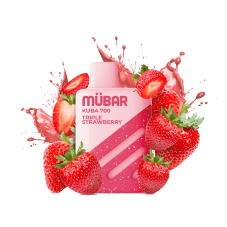 MUBAR KUBA 700 20MG STRAWBERRY