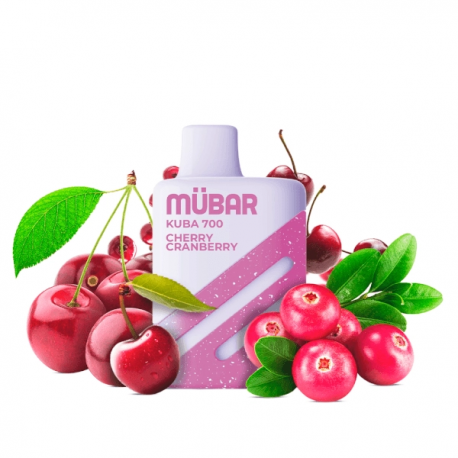 MUBAR KUBA 700 20MG CHERRY CRANBERRY