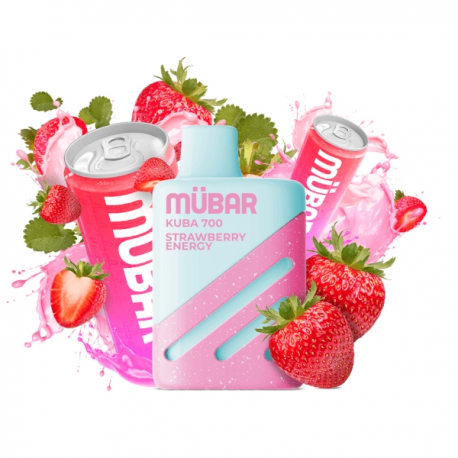 MUBAR KUBA 700 20MG STRAWBERRY ENERGY