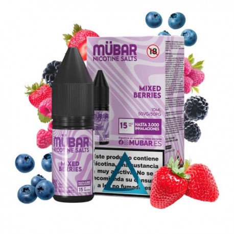 MUBAR SALTS 15MG MIXED BERRIES 10ML
