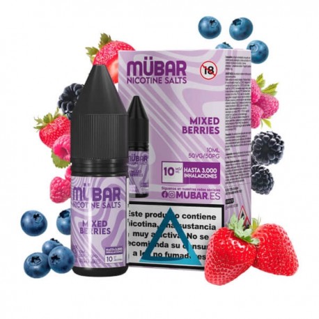 MUBAR SALTS 10MG MIXED BERRIES 10ML