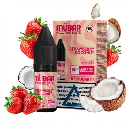 MUBAR SALTS 15MG STRAWBERRY COCONUT 10ML