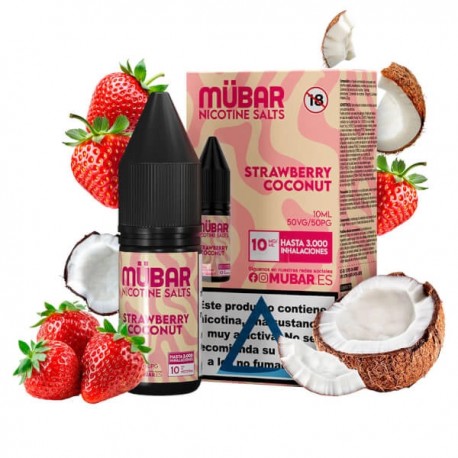 MUBAR SALTS 10MG STRAWBERRY COCONUT 10ML