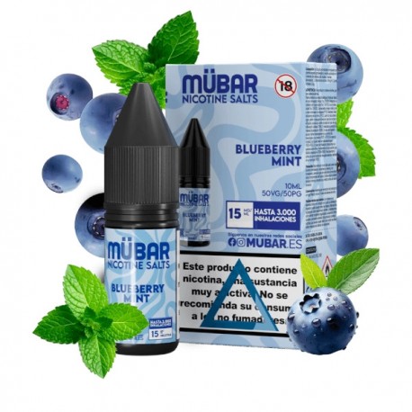 MUBAR SALTS 15MG BLUEBERRY MINT 10ML