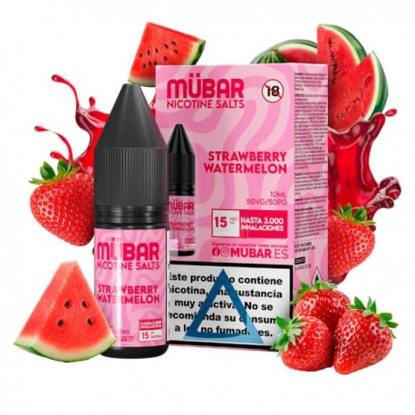 MUBAR SALTS 15MG STRAWBERRY WATERMELON 10ML