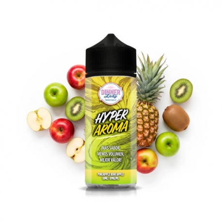 DINNER LADY HYPER PINEAPPLE KIWI APPLE LONGFILL 10ML/120ML