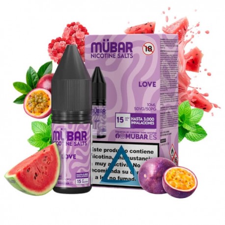 MUBAR SALTS 15MG LOVE 10ML