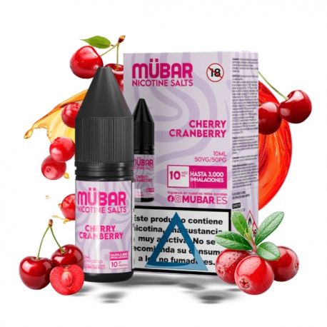 MUBAR SALTS 10MG CHERRY CRANBERRY 10ML